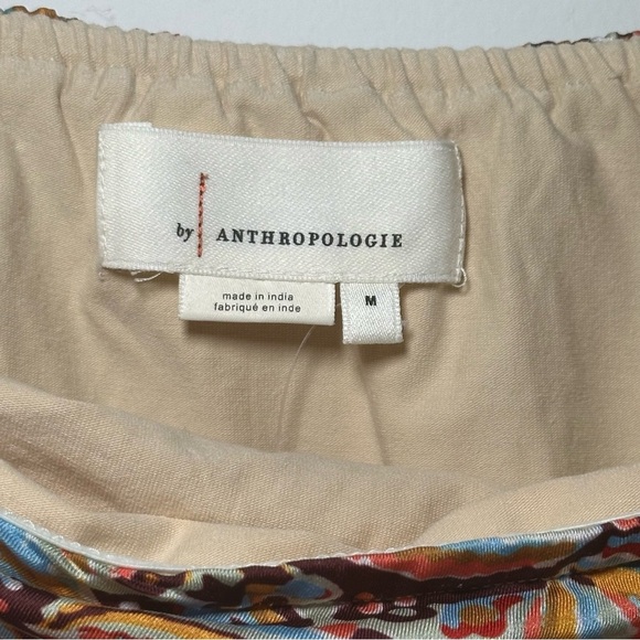 Anthropologie Colorful Tropical Beach Fringe Resortwear Mini Skirt Size M - Picture 9 of 15